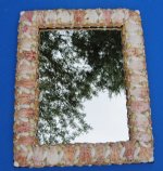 16" X 20" Rectangle Large Shell Mirrors Wholesale with Colored Pecten Nobilis *SUMMER SALE $19.50 EACH"