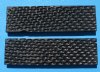 4-7/8" X 1-1/2" X 1/4" Jigged Buffalo Horn Scales Jigged Wholesale - $8.50  pair; 5 pairs @ $7.30 pair