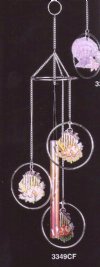 Wholesale 3 ring Metal Tropical Fish Wind Chime 18" - Individually Boxed -<font color=red> **Sale**</font> 3 pcs @ $2.90 each