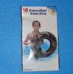 Wholesale Inflatable Camouflage Swim Rings 24" Closeout Case of 72 pieces @ .36 each