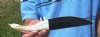 9 inch Alligator Carved Jaw Bone Knife with sheath hand crafted out of a real alligator's jaw bone (You are buying the knife shown) for $17.00