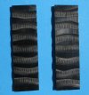3-9/16"x1"x(1/8"/1/4") Jigged Impala Buffalo Horn Scales - Minimum: 2 pairs @ $4.50 a pair; 10 pairs @ $3.65 a pair