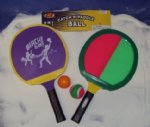 Wholesale catch n paddle ball beach paddle games - Minimum 6 pieces @ <font color=red> Sale $2.40 each </font>; Case Pack: 24 pcs