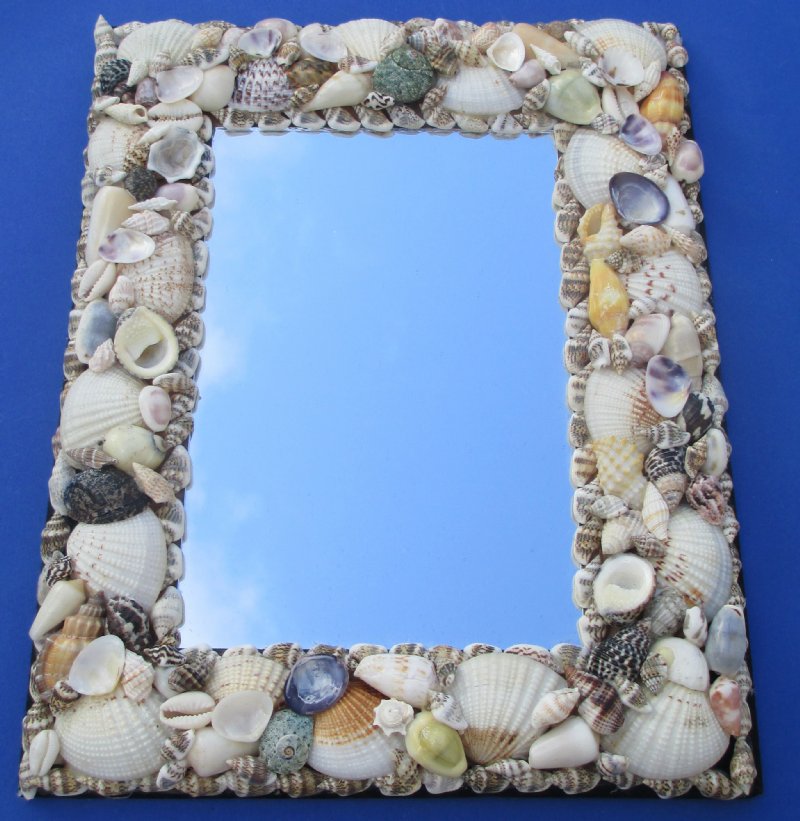 8"x10" Shell Mirrors with 100 Natural Shells