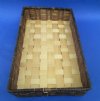 Rectangular Rattan Baskets 12"X6-3/4"X1-7/8" Seashell Display Baskets Minimum 6 pcs @ $2.00 each