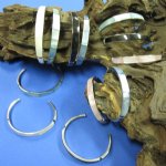 1/4" Adjustable Inlaid Shell Bracelets in Assorted Colors (Sale $3.85 per dozen)