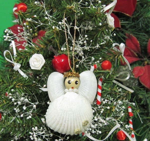 Wholesale seashell angel ornaments