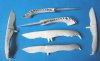 Wholesale Alligator Bone Knives carved gator bones 7 to 10 inches - 2 pc @ $12.00 ea; 5 @ $10.50 ea; 10 @ $9.80 each 