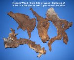 Wholesale Mopani, Mopani Wood from Africa,Taxidermy Wood 4 pound to 21 pound pieces <font color=red> Sale $1.50  per Pound </font> (Total price will be adjusted to equal actual weight of wood)