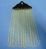 Thin Wholesale Electroplated Gold Rope Chains 18 inches - $12.00 a dozen; 10 dozen @ $10.80 a dozen
