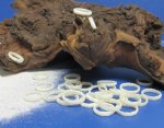Shell Rings Wholesale Mother of Pearl Rope Design Seashell Rings  Packed 100  pieces @ .45 each  (Reg .60 ea) Sale