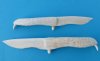 Wholesale Alligator Jaw Bone Knives 7 inches - 8 inches with gator tooth Packed 3 @ $4.80 each; 4 packs (12 pcs) @ $4.32 each