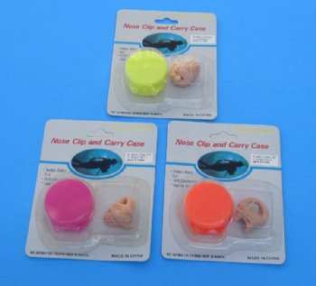 Wholesale nose clamp with case <font color=red>*Closeout*</font> Case of 72 pieces @ $.12 each ($8.64 case)