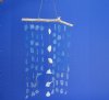 Wholesale Sea Glass with White shells on a driftwood hanger 19 inches - Packed: 18 pcs @ $4.95 each