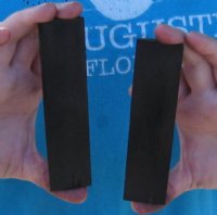 For Sale - One pair of Dyed Brown rounded buffalo bone scales, bone blanks - 5x1-1/4x1/4 - $12.00 a pair 