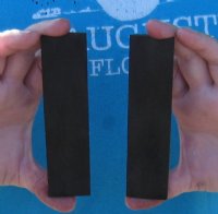 One pair of Dyed Brown rounded buffalo bone scales, bone blanks - 5x1-1/4x1/4 - For Sale for $12.00 a pair 