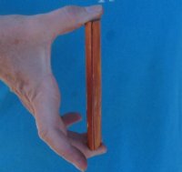 For Sale - One pair of Dyed Brown rounded buffalo bone scales, bone blanks - 5x1-1/4x1/4 - $12.00 a pair 