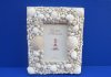 6-1/2 by 8 inches Wholesale Seashell Picture Frames for 3-1/2 by 5 inches photos - Pack of 3 @ $7.00 each; Pack of 15 @ $6.25 each