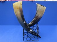 Wholesale 5"x5" square dark color stands for sale - <font color=red>*SALE* </font> 2 pcs @ $4.00 each; 6 or more @ $3.50 each (Buffalo horns not included)