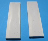 5"x1-1/2"x1/4" Smooth Buffalo Bone Scales with putty filler Wholesale, Bone Slabs - $12.75 a pair