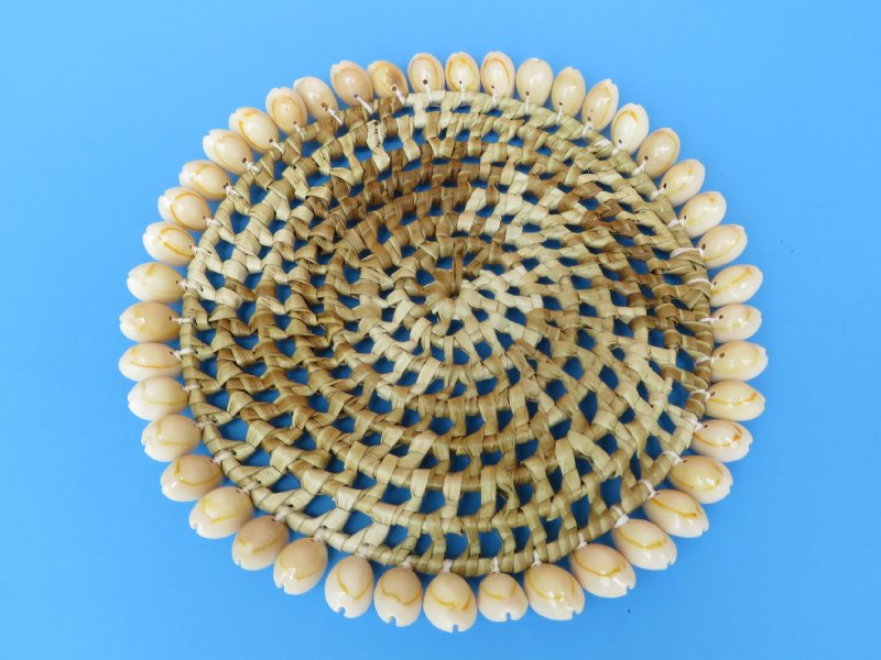 Wholesale wicker and cowrie placemats