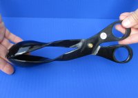 Real, Polished Buffalo Horn, Ox Horn Tong (Spoon and Spork Grabber) 9-1/2 inches. Buy now for $20.00