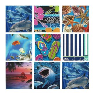 One Hundred Dollar $100 beach towel Wholesale lot 6 new Large 30" x 60" 