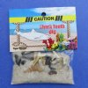 Souvenir bag of fossil shark teeth and pieces in sand novelty - Packed: 60 bags @ $.90 a bag 