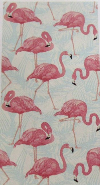 Wholesale 30" x 60" Flamingos with Leaves Art Beach Towels - 12 @ $7.50 each