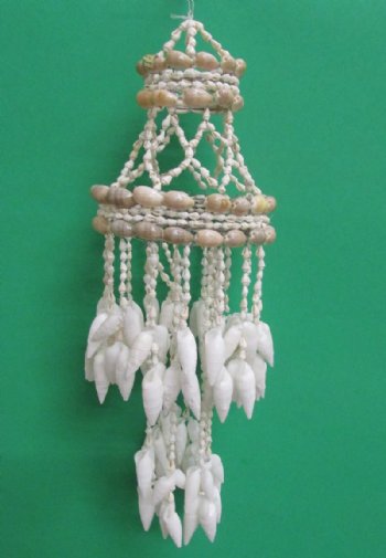 Wholesale 24 inch White Seashell chandelier Jellyfish style - 2 pcs @ $9.00 each 