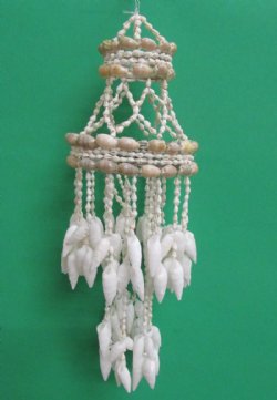 Wholesale 24 inch White Seashell chandelier Jellyfish style - 12 pcs @ $7.50 each