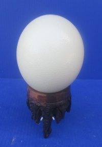 Wholesale Wooden Carved with Elephants Ostrich Egg Display Stands  -  $16.50 each; 6 pcs @ $14.50 each