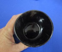 Wholesale Polished Buffalo Horn Glass measuring 4" tall - 2 pcs @ $6.50 each; 20 pcs @ $5.75 each