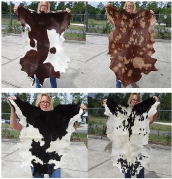 Pattern color Goat Skins, Goat Hides - (1 pc, 4 pc)