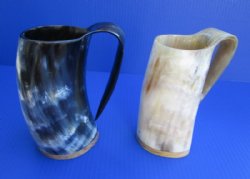 Horn Mug, Bowl, Glass, Tray