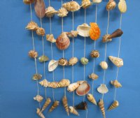15 inch Natural mixed shells/driftwood hanger (5 pcs)