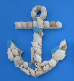 Wholesale 9 by 7 inches Seashell Wall Anchor hanger - 5 pcs @ $3.75 each; 25 pcs @ $3.25 each