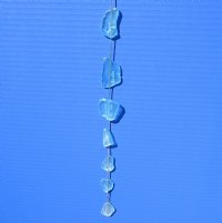 35 inch Blue Sea Glass hanger (12 pcs, 48 pcs)