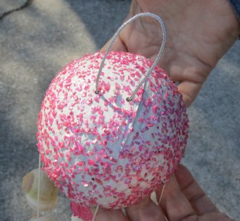 22 inch Painted windchime w/mixed shells (5 pcs)