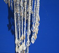 Wholesale Seashell Chandlier with cut shells 38 inches  - $25.00 each; 3 or more @ $20.00 each