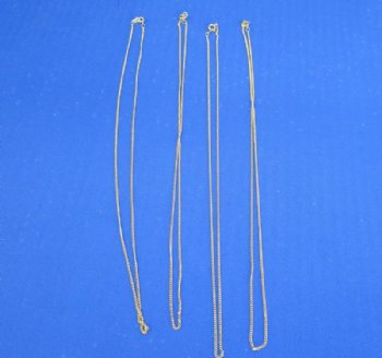 18 inch thin Electroplated Gold Chains (10 pcs, 50 pcs)