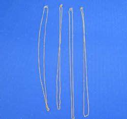 Wholesale thin Electroplated Gold Chains 18 inches - 10 pcs @ $2.50 each; 50 pcs @ $2.25 each