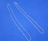 Wholesale Rope style Electroplated silver chains 18 inches - Packed: 10 pcs @ $2.75 each; Packed: 50 pcs @ $2.45 each