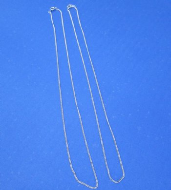 18 inch thin Electroplated Silver Chains  (10 pcs, 50 pcs)