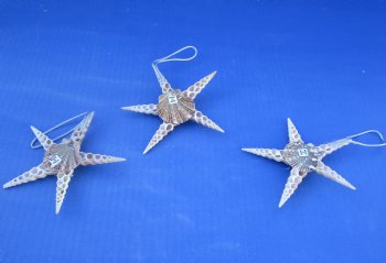 Wholesale Terebra seashell Star ornaments - 96 pcs @ $.90 each