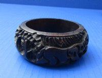 Wholesale Wooden Carved Ostrich Egg Display Stands with assorted designs (Bangle Style) - 2 pcs @ $3.90 each; 12 pcs @ $3.50 each