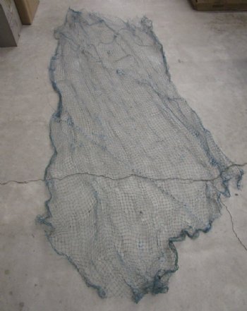 Wholesale 4X6 foot Decorative Blue and Brown Fish net with cut murex - 3 pcs @ $4.50 each