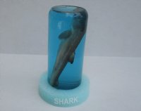 Wholesale Shark in the Bottle with Styrofoam base for sale 6-1/2 inches tall - 12 pcs @ $9.50 each 
