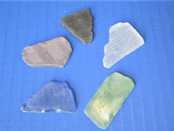 Wholesale Assorted pieces of Sea Glass 1/2 to 2 inches - 1 kilo @ $4.50/kilo