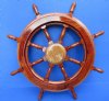 16 inches Wooden Ship Wheel for nautical wall decor - You will receive ones similar to the picture. - $23.00 each